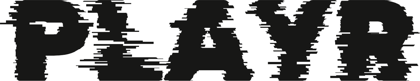 Black Playr.agency logo